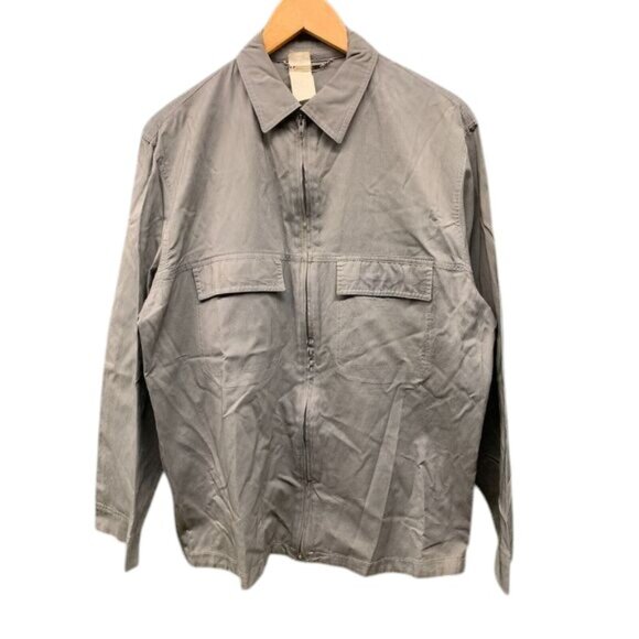 Dolce & Gabbana Men’s XL Gray Full Zip Shirt Jacket Designer Italy Rare - Picture 1 of 15